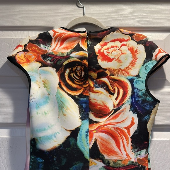 Clover Canyon Magical Sky Neoprene Bodycon Fitted Mini Dress L - Picture 10 of 10